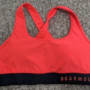 Under armour compression sports bra medium